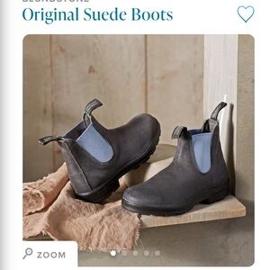 Beautiful suede Chelsea Blundstone boots!